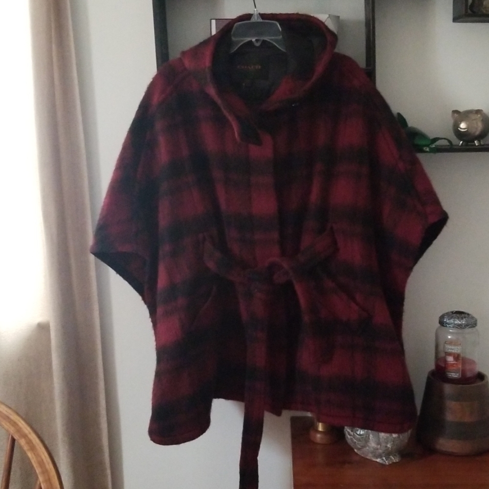 Coach duffle cape